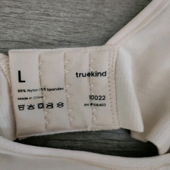 TRUEKIND 10022 Daily Comfort Wireless Shaper Bra in Chai - Size L - Picture 3 of 5